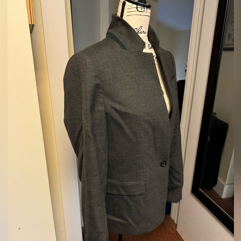 Classic Gray Wool Blazer - Picture 8 of 8